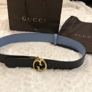 Gucci reversible belt